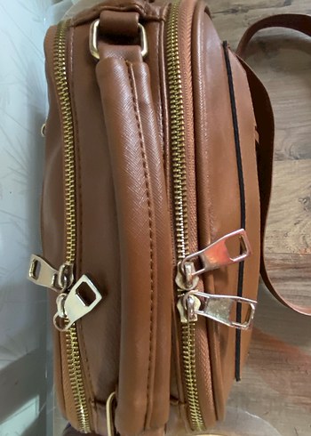 Kahverengi Deri Kadın Çanta - Görsel 4