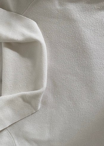 Kadın Beyaz Kayık Yaka Kazak - Görsel 3