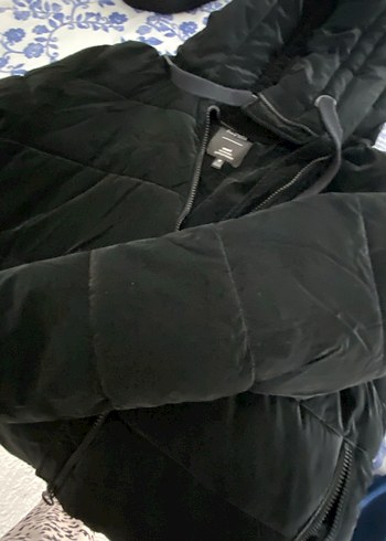 Fermuarlı Siyah Kadın Ceket - Görsel 2