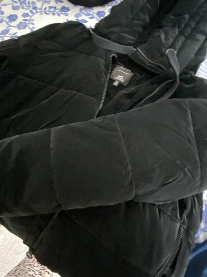 Fermuarlı Siyah Kadın Ceket - Görsel 2