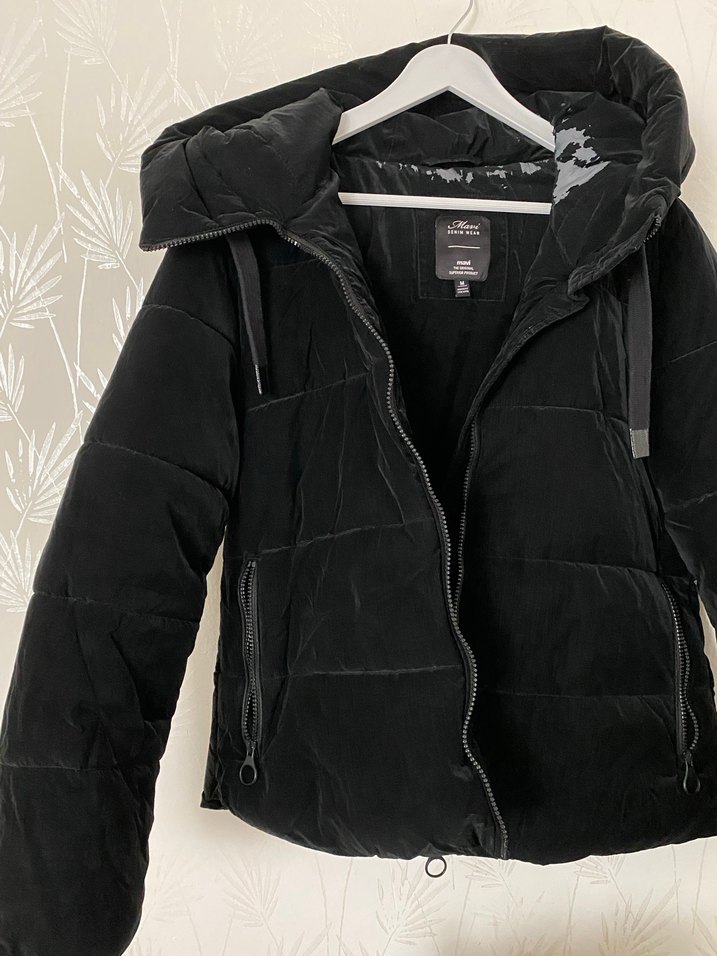 Fermuarlı Siyah Kadın Ceket - Görsel 4