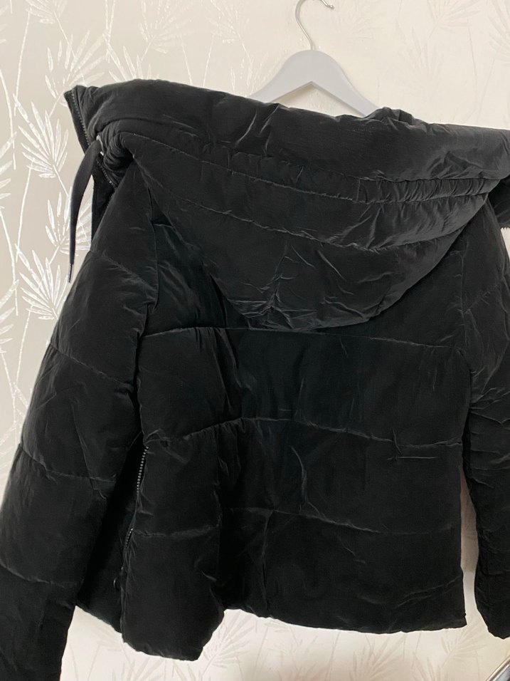 Fermuarlı Siyah Kadın Ceket - Görsel 3