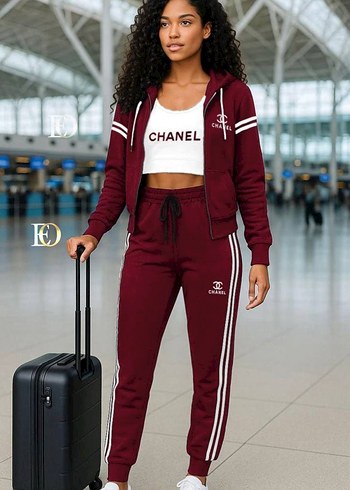 Fermuarlı üçlü Eşofman Takımı - Görsel 4