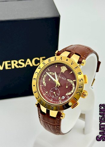 Versace Erkek Klasik Altın Saat - Görsel 5