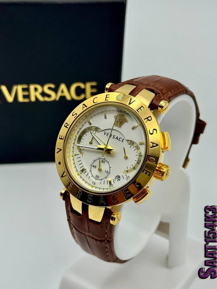 Versace Erkek Klasik Altın Saat - Görsel 4