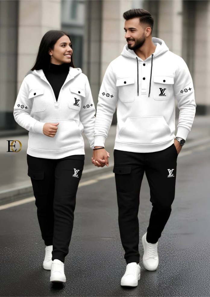 Kadın Kapüşonlu Kahverengi Eşofman Takımı - Görsel 2