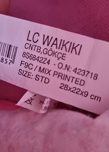 Beden pembe Renk Lc wakiki kız çocuk çantası