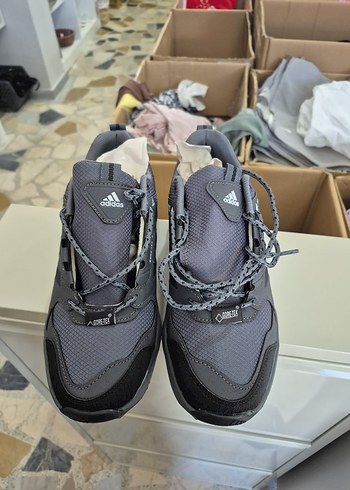 Gri Adidas Terrex Outdoor Erkek Ayakkabı - Görsel 2