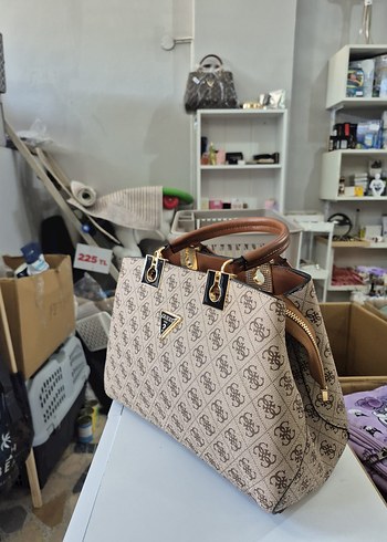 Bej Desenli Deri Kadın Çanta - Görsel 2