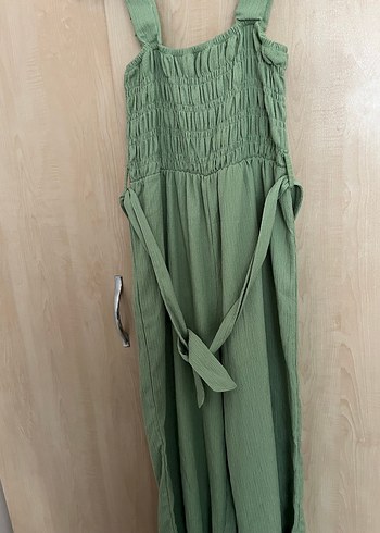 Yeşil  Askılı Tulum - Görsel 2