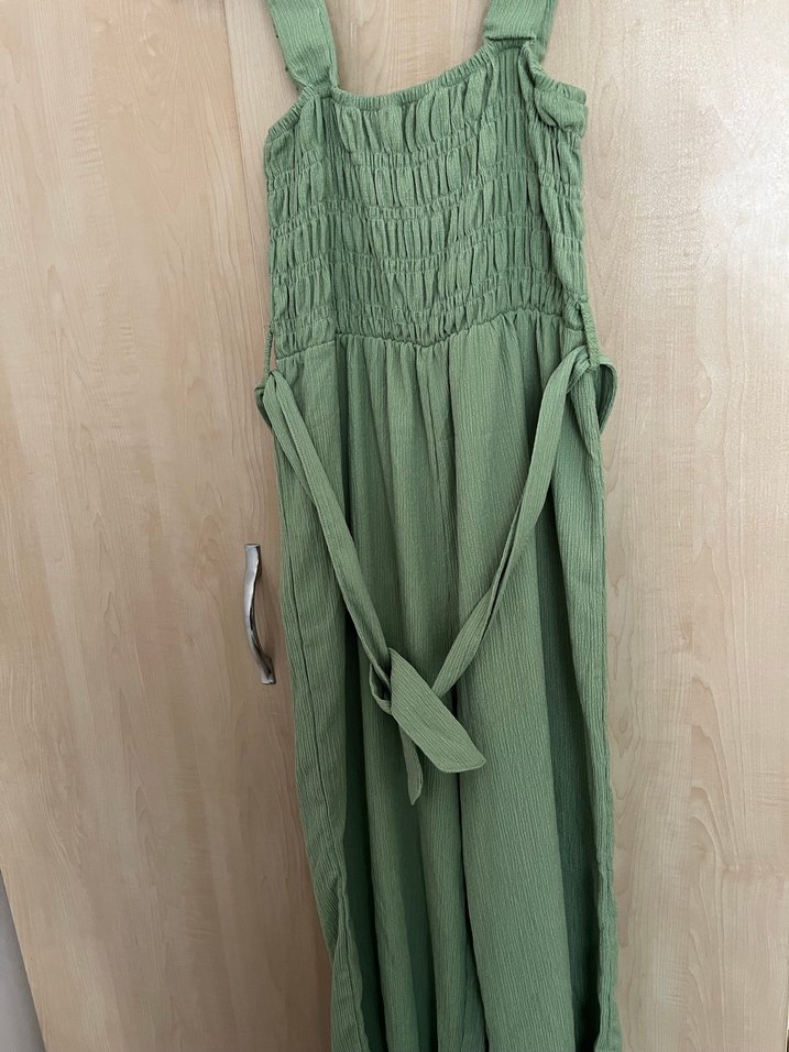 Yeşil  Askılı Tulum - Görsel 2