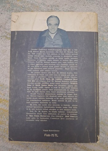 Mehmet Kaplan - Türk Edebiyatı Üzerinde Araştırmalar 1 - Görsel 2
