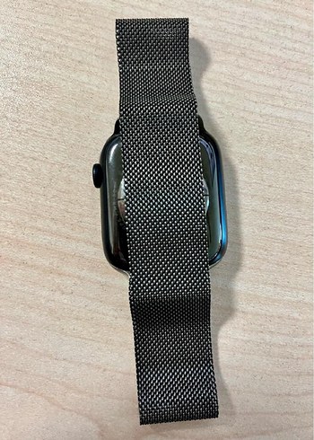 Apple Watch series 9 GPS ve 45 mm - Çelik kordon - Görsel 5