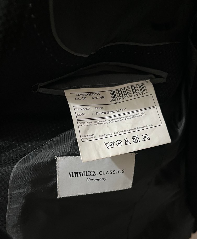 Altınyıldız Classics Ceremony Smokin Damatlık - Görsel 3