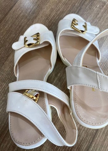 Beyaz Platform Topuklu Kadın Ayakkabı - Görsel 5