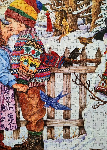 Kış Temalı Puzzle Tablo - Görsel 2