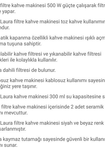 RAKS FİLTRE KAHVE MAKİNESİ - Görsel 6