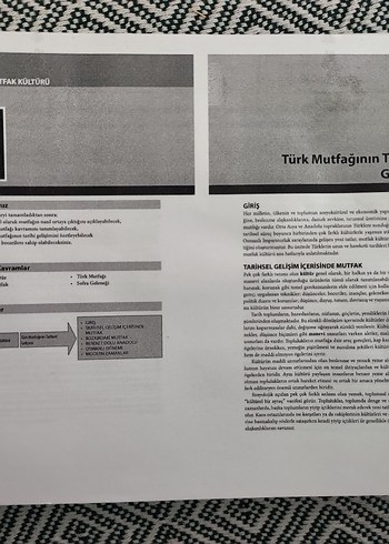 TÜRK MUTFAK KÜLTÜRÜ-AŞÇILIK