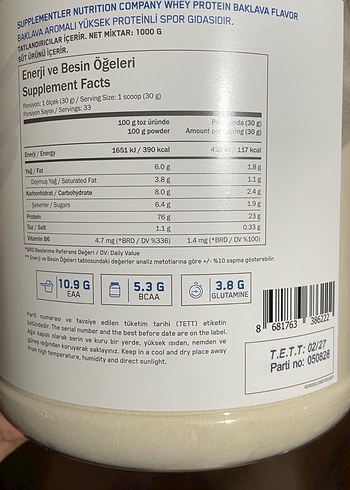 Supplementler Whey + Bigjoy Creapure Kreatin - Görsel 2