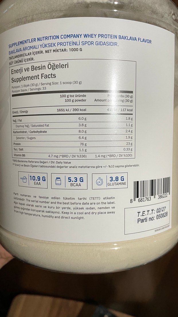 Supplementler Whey + Bigjoy Creapure Kreatin - Görsel 2