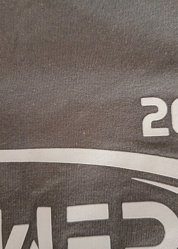 Gri Baskılı Kısa Kollu kadınTişörtü - Görsel 3