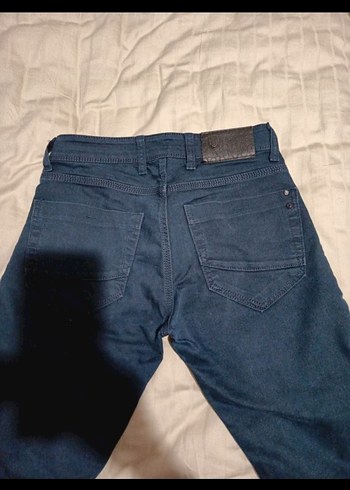 erkek Lacivert Regular Fit Denim Pantolon - Görsel 4