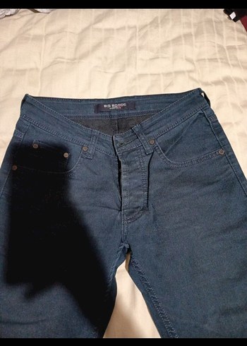 erkek Lacivert Regular Fit Denim Pantolon - Görsel 3