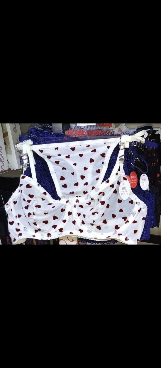 Kırmızı Mini Bohem Desenli Sütyen takımı - Görsel 2