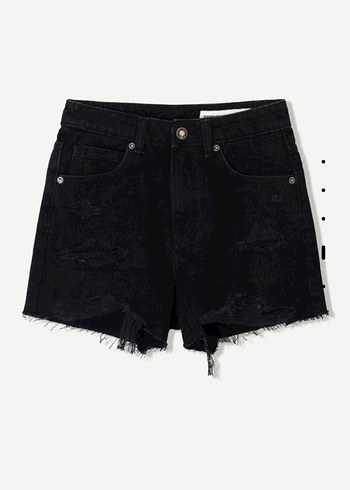 Bershka kot şort - Görsel 2
