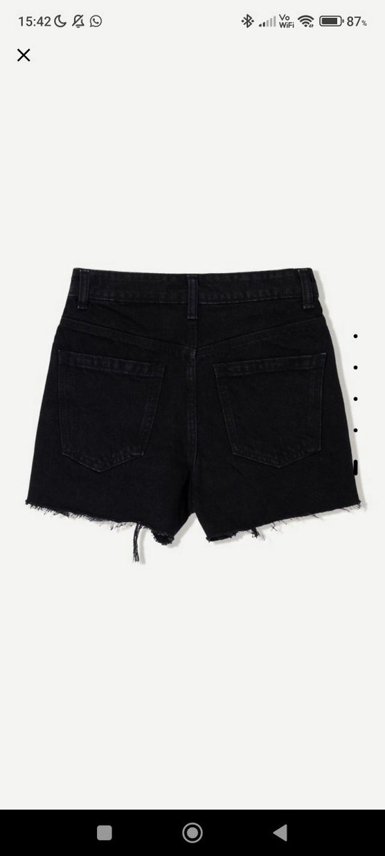 Bershka kot şort - Görsel 3