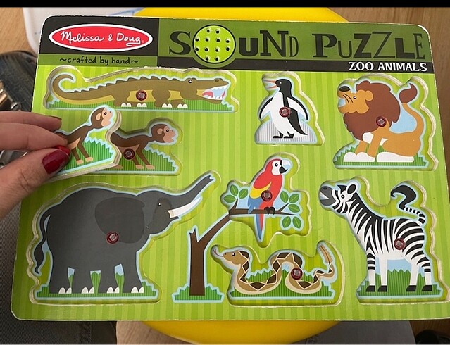 Melissa Doug Hayvanlar Sesli Puzzle
