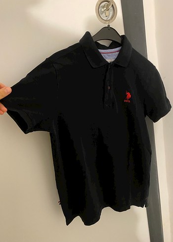 Siyah Düğmeli Erkek Polo Tişört - Görsel 3