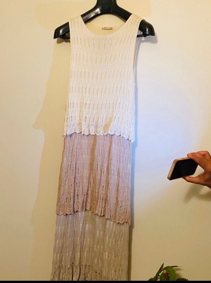 Bohem Uzun Triko Elbise - Görsel 2