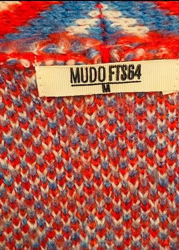 Renkli Kadın Uzun Düğmeli Kaban - Görsel 3