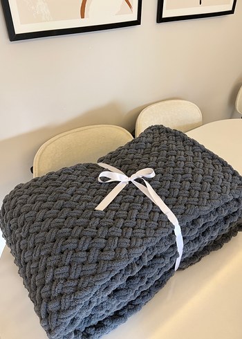 Hasır Model Puffy Battaniye - Görsel 2