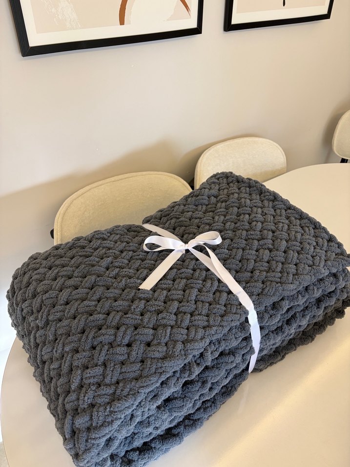 Hasır Model Puffy Battaniye - Görsel 2