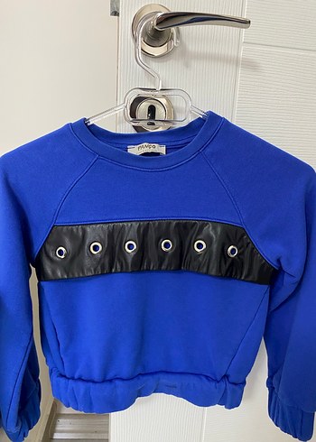 Kız çocuk Mavi Sweatshirt - Görsel 3