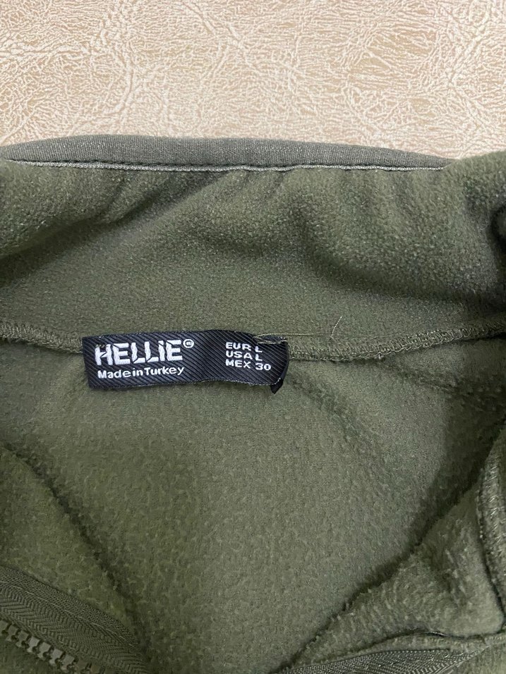 Kadın Haki Yarım Fermuarlı Polarlı Sweatshirt - Görsel 3