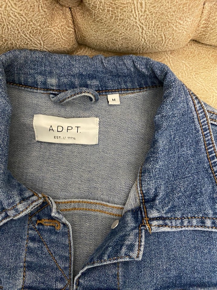 Mavi Fitted Kot Ceket - Görsel 4