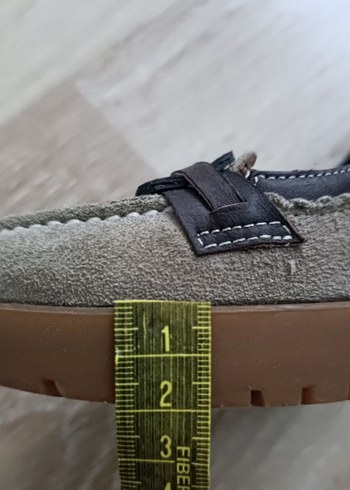 Bej Hakiki Süet Tokalı Kadın Stiletto - Görsel 8