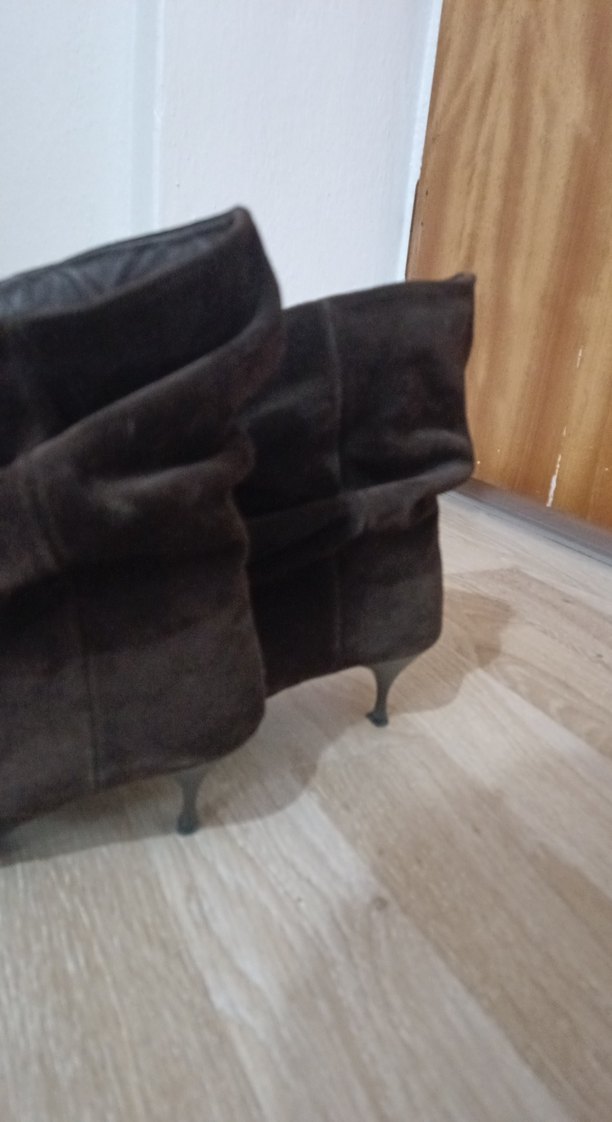 ANGELINA JONES CECİLE KADİN KAHVE GERCEK SÜET TOPUKLU BOT - Görsel 5