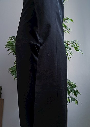 Ayhan Kadın Siyah Pilili Kumaş Pantolon - Görsel 4