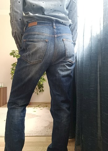 Vero Moda Boyfriend Mavi Kadın Kot Pantolon - Görsel 2