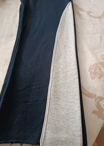 Laciverti Yan Şeritli Eşofman Altı - Görsel 8