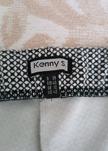 Gri Yılan Desenli Kemerli Dar Kesim Pantolon - Görsel 7