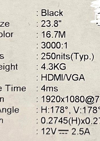 MSI MP241X Monitör - Görsel 5