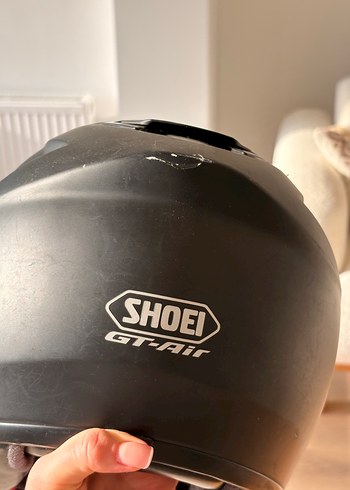 Siyah Parlak SHOEI Motosiklet Kaskı - Görsel 2