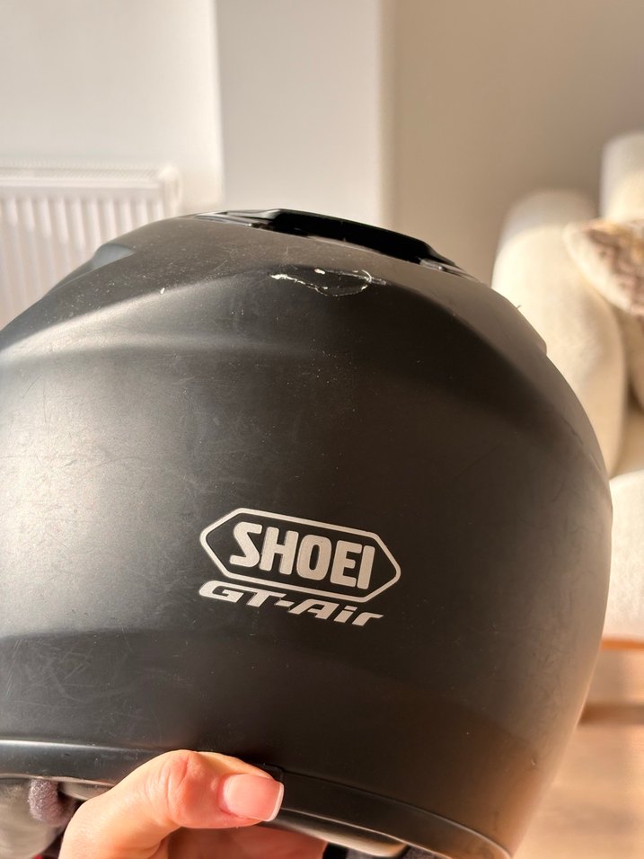 Siyah Parlak SHOEI Motosiklet Kaskı - Görsel 2