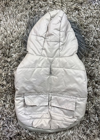 Gri Kürklü Sokak Stili Köpek Kıyafeti - Görsel 2