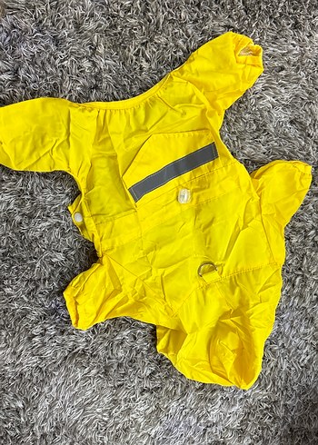 Sarı Fermuarlı Köpek Ceketi - Görsel 3